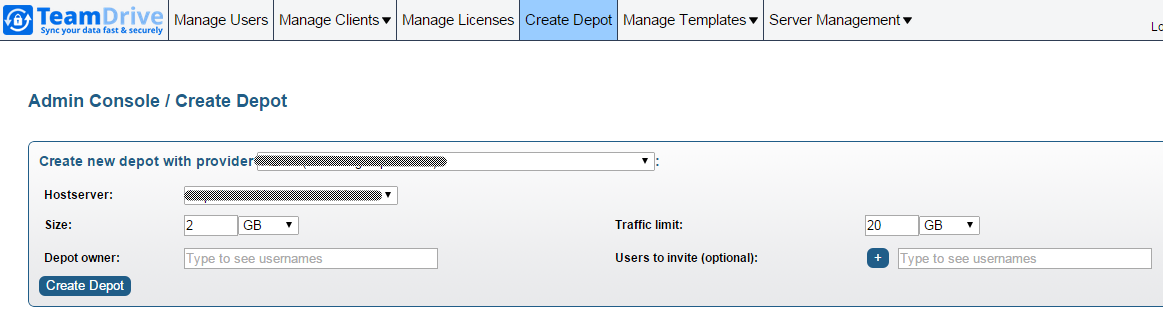 TeamDrive_AdminConsole_CreateDepot_png
