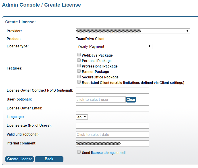 TeamDrive_AdminConsole_CreateLicense_CreateMenu_png