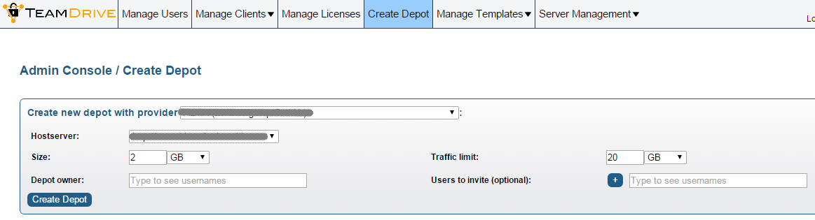 TeamDrive_AdminConsole_CreateDepot_png